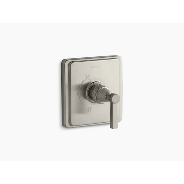 Kohler Pinstripe Pure Rite-Temp Valve Trim With Lever Handle TS13135-4A-BN - main